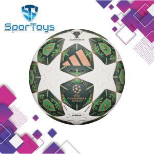 توپ فوتبال چرمی سایز 5 UCL 20 25 adidas (لیگ قهرمانان اروپا) سطحی صاف و بدون درز دارد.به طور  کلی اجزای تشکیل دهنده ی این توپ مواردی همچون حفظ شکل کروی توپ دوام و استحکام آن جلوگیری از نفوذ آب در توپ و جذابیت بصری آن را تضمین میکنند.توپ فوتبال چرمی سایز 5 UCL 20 25 adidas (لیگ قهرمانان اروپا) مناسب  رده سنی بزرگسالان است.